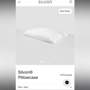 Silvon - Anti acne pillow case